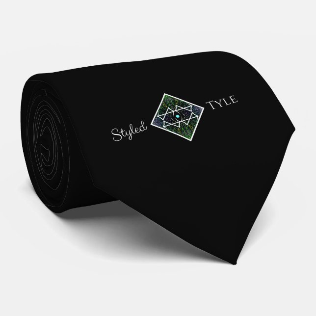 Gravata Logotipo Estilizado Tyle (Rolled)