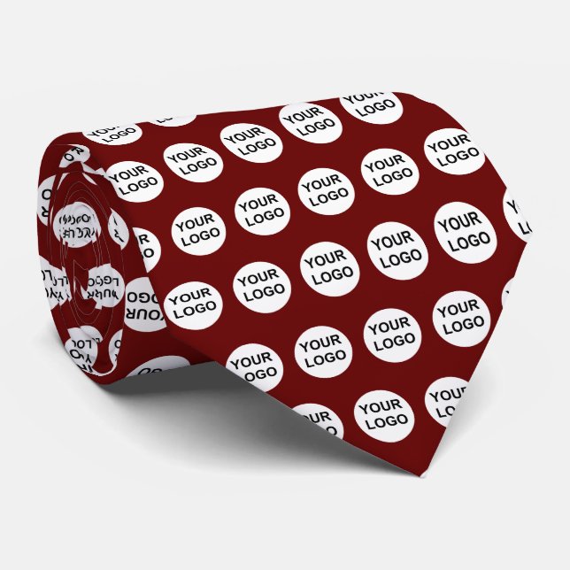 Gravata Logotipo personalizado  (Rolled)