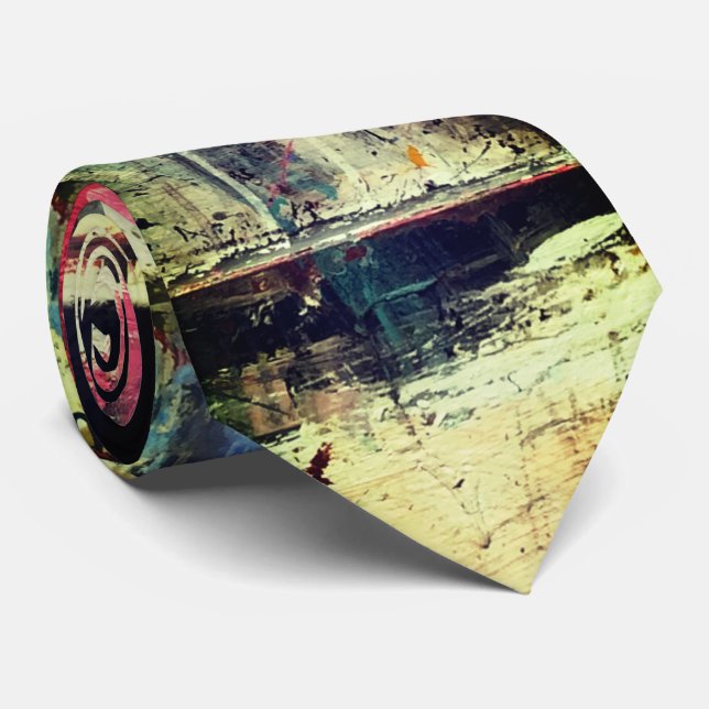 Gravata London Grafitti Neck Tie (Rolled)