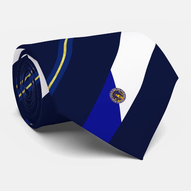 Gravata Long Beach (Nova Iorque), bandeira da cidade, Neck (Rolled)