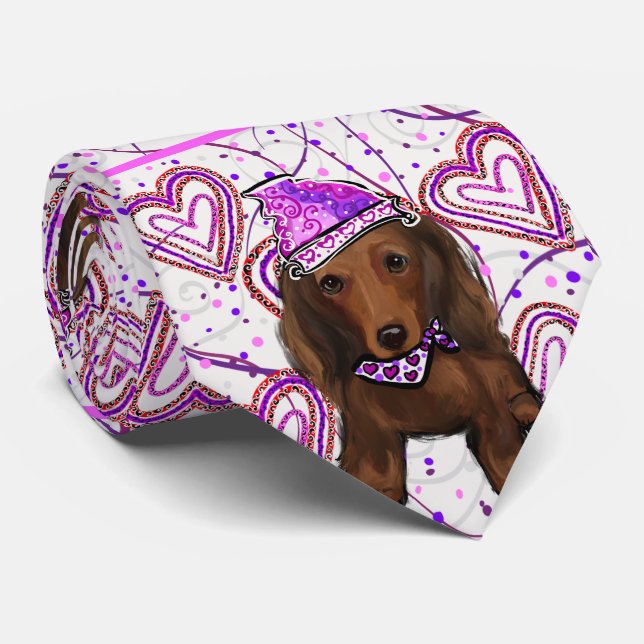 GRAVATA LONG HAIRED DOXIE (Rolled)