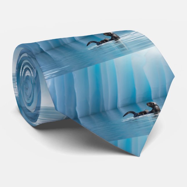 Gravata Lontra de mar brincalhão (Rolled)