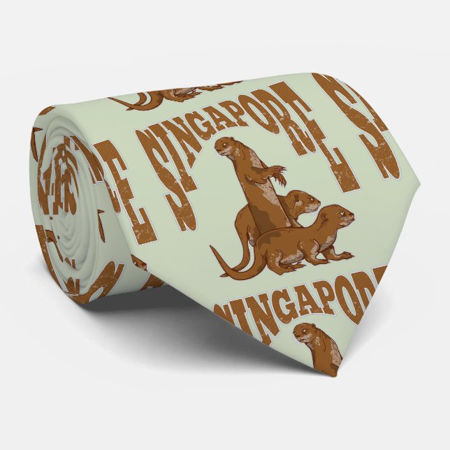 Gravata Lontras marítimas (Rolled)