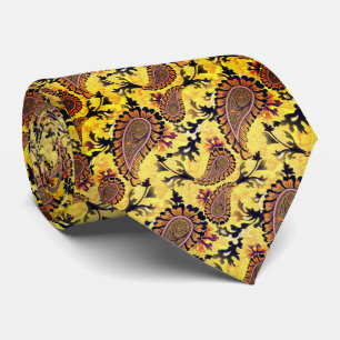 Gravata Lordes do Sun Paisley Neck Tie