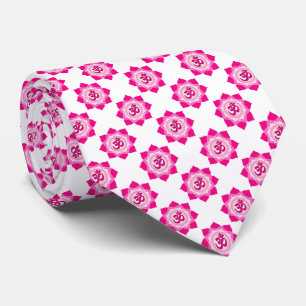 Gravata Lótus rosa