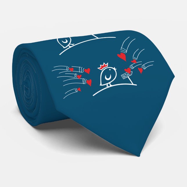 Gravata LOVE ECHO - Comic Birds Tweetlercools 2 (Rolled)