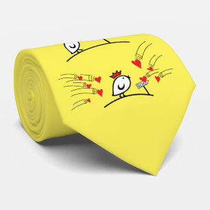 Gravata LOVE ECHO - Desenhos Engraçados de Pássaros Tweetl