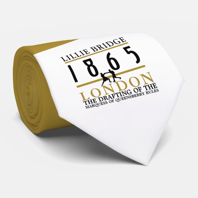 Gravata Luta de Boxin, Regras de Queensberry (Rolled)