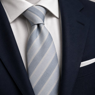 Gravata Luxo em Xadrez Jacquard Azul Ardesia e Cinza Desbo