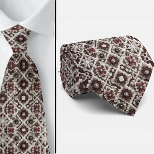 Gravata Luxuosa Burgundy Marroquina com Gola