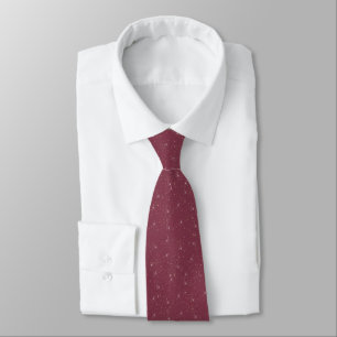 Gravata Luxury burgundy dourado dourado confete
