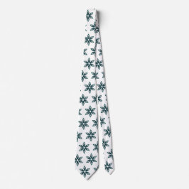 Gravata Luxury Green Botanical Geometric Pattern Elegant