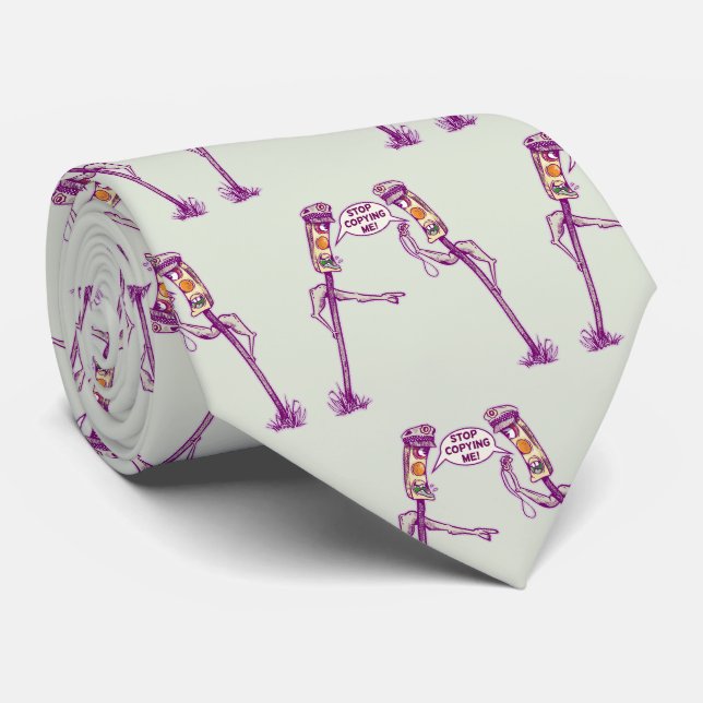 Gravata Luzes de trânsito engraçadas (Rolled)