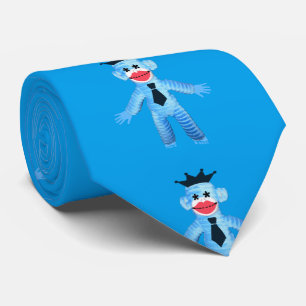 Gravata Macaco Azul Jazzy