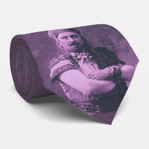 Gravata macho machista em roxo
