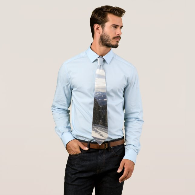 Gravata Madison Mountain em inverno em Montana (In Situ)