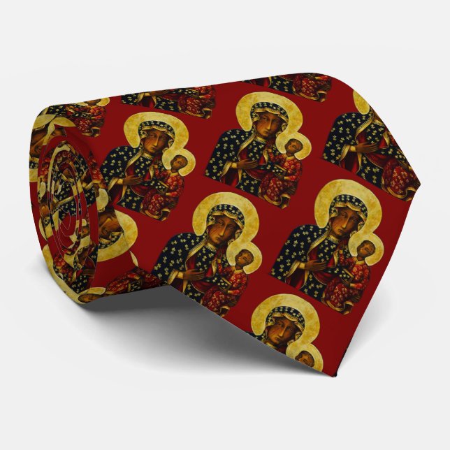 Gravata Madona Negra de Częstochowa (Rolled)