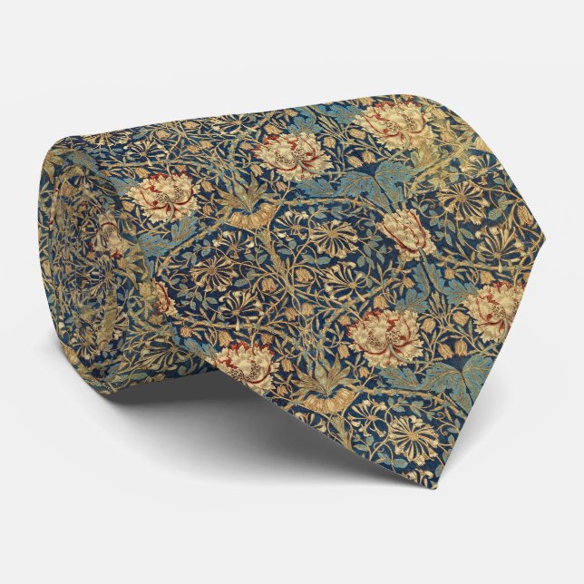 Gravata Madressilva de William Morris (Rolled)