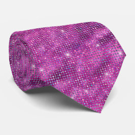 Gravata Magenta Glitter Tie