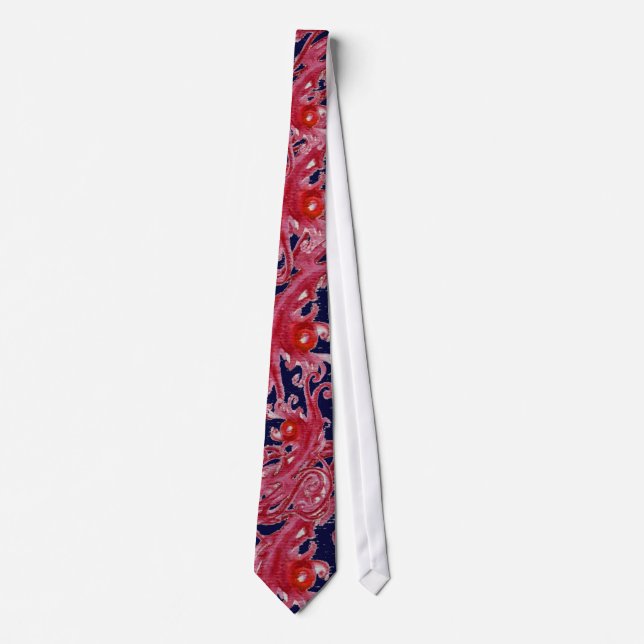 Gravata MAGIC BERRIES Fantasy Floral Swirls (Frente)