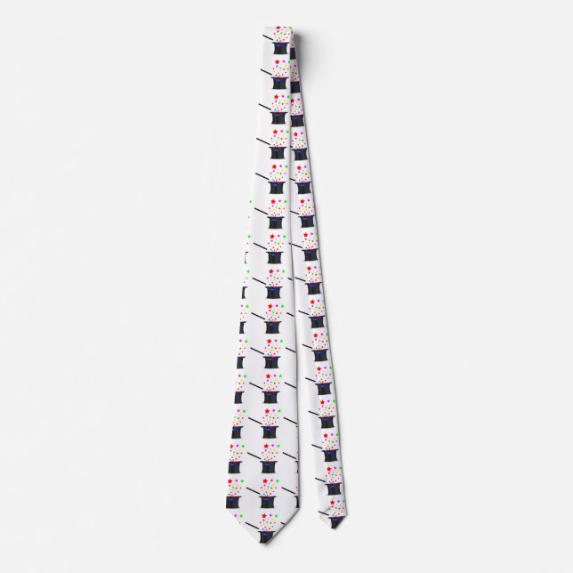 Gravata Magic Hat E Wand (Frente)