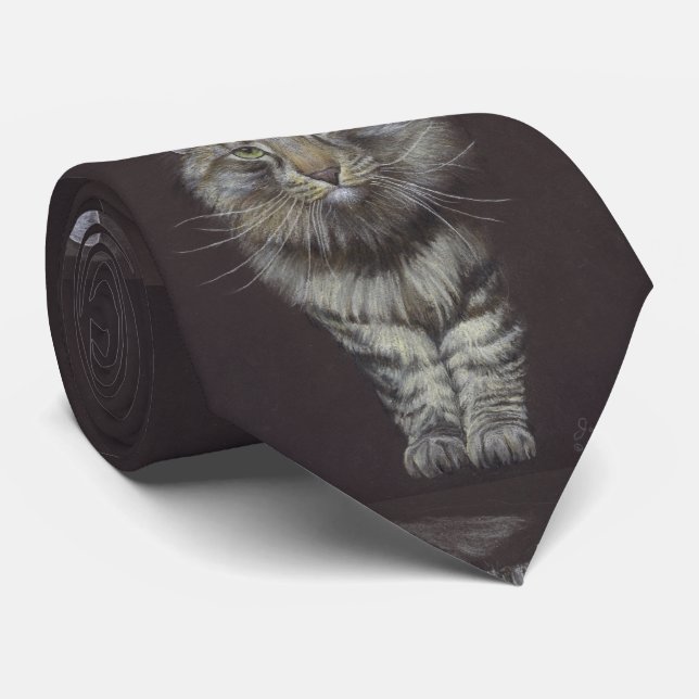 Gravata Maine Coon Cat Neck (Rolled)