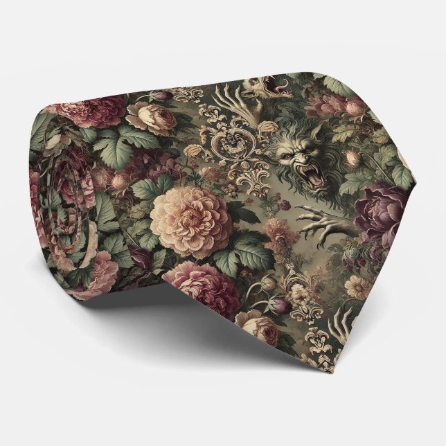 Gravata Mais alto que Blooms - Praça Vitoriana Gótica (Rolled)