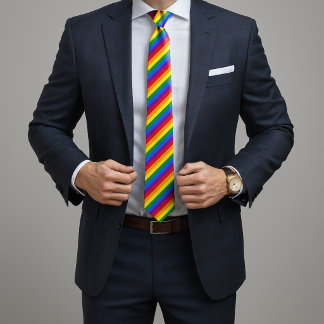 Gravata Mais Orgulho Menos Preconceito Mês do Orgulho LGBT