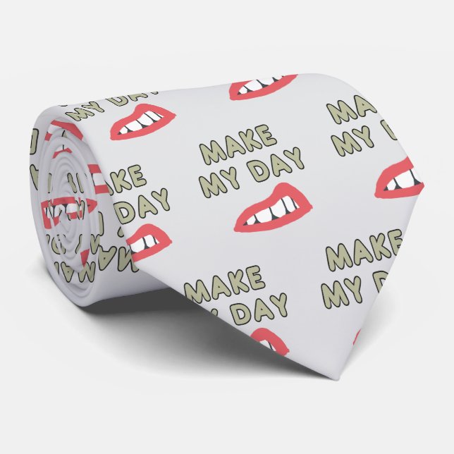 Gravata Make My Day (Rolled)