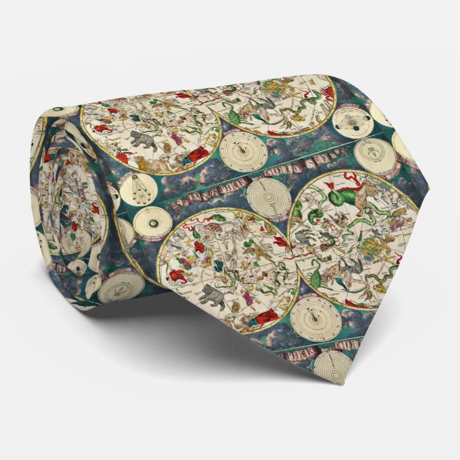 gravata MAPA CELESTIAL (Rolled)