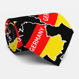 Gravata Mapa e bandeira alemães