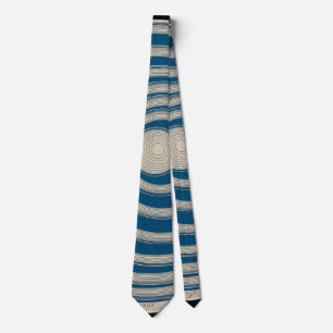 Gravata Marcel Duchamp Rotorelief BLUE Tie