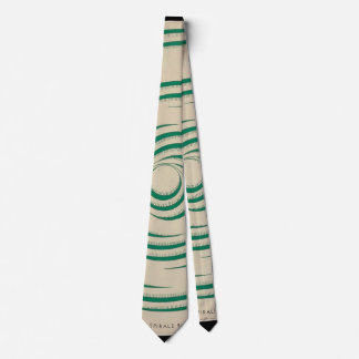 Gravata Marcel Duchamp Rotorelief GREEN Tie