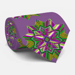 Gravata Mardi Gras Jewel Tones Pescoço Roxo