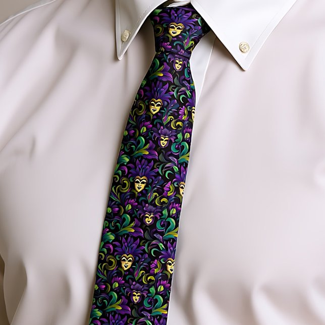 Gravata Mardi Gras The MasquerTie (Mardi Gras The MasquerTie Neck Tie)