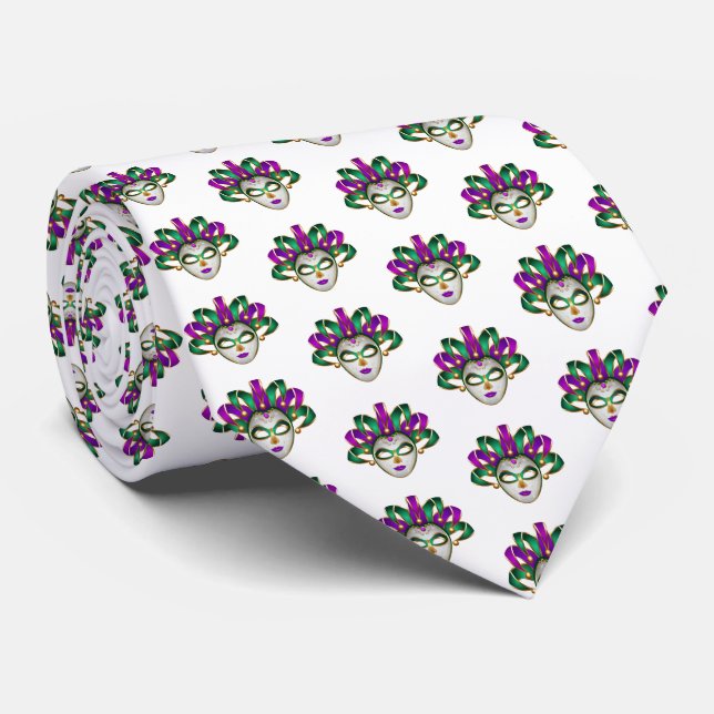 Gravata Mardi Gras Tie (Rolled)