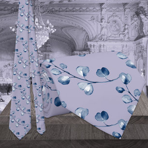 Gravata Marinho Azul Eucalyptus Casamento Do Pescoço Lila