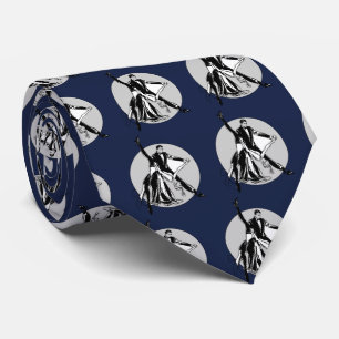 Gravata Marinho Blue Ballroom Dancing Tie