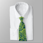 Gravata Marinho e limão Vintage Paisley Floral Wedding Tie<br><div class="desc">Qualquer gravador que não esteja impresso frente e verso pode ser personalizado por você para ter o impressão no lado traseiro também. Basta clicar em personalizar mais e selecionar tudo e copiar e,  em seguida,  selecionar o lado traseiro e colar.</div>