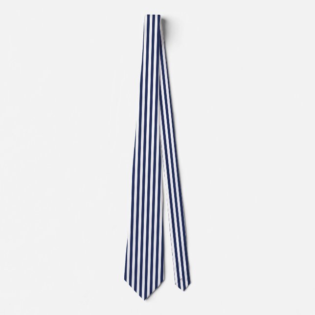 Gravata Marinho Pinstripe Tie (Frente)