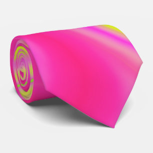 Gravata Mármore Amarelo e Rosa