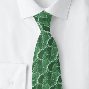 Gravata Mármore Verde Caçador