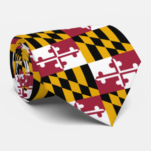 Gravata Maryland Flag