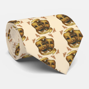 Gravata Máscaras de Ator