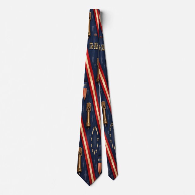 Gravata Masculina America 250 (Frente)