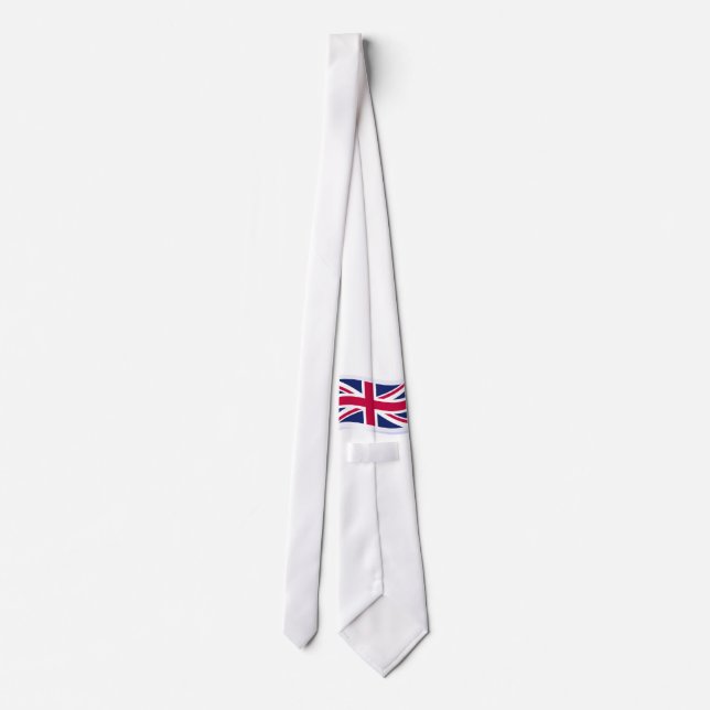 Gravata masculina com Union Jack (Verso)