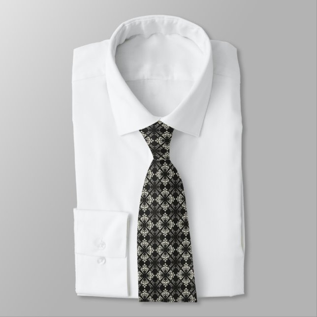 Gravata Masculina Estampa Damasko (Amarrado)