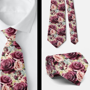 Gravata Masculina Gravata Floral para Casamento