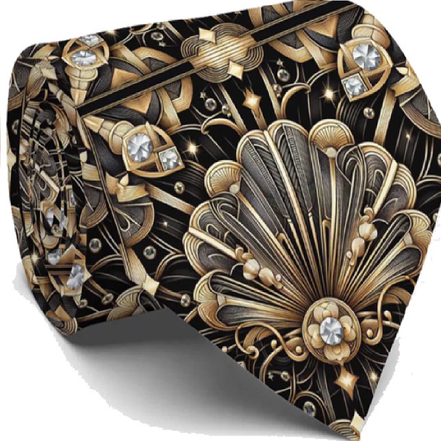 Gravata Masculina | Gravatas com Diamantes Falsos  (Criador carregado)