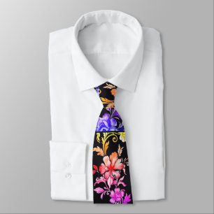 Gravata masculina rosa & azul Classic Navy – Elega